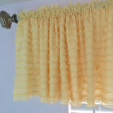 Gold Country Ruffle Valance