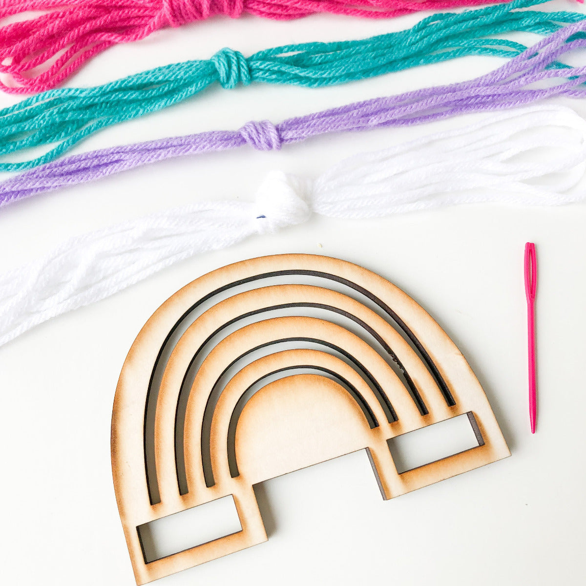 Rainbow Weaving Loom Yarn Craft Kit - A Vision to Remember