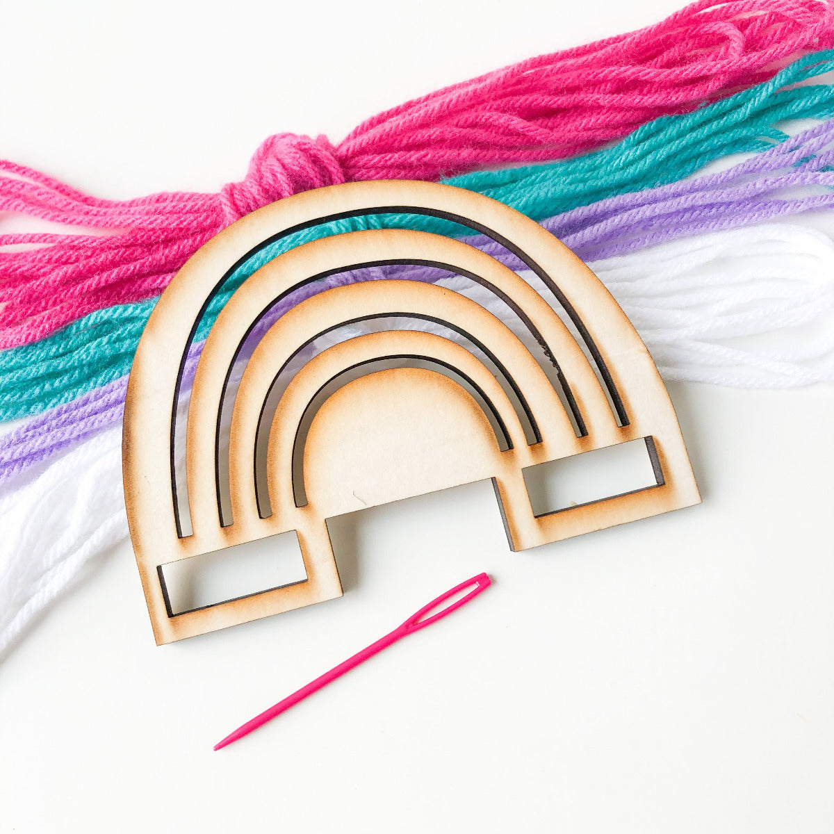 Rainbow Weaving Loom Yarn Craft Kit - A Vision to Remember