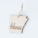 Wooden Engraved State Christmas Ornament - All 50 Available - A Vision to Remember