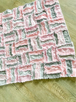 Jelly Roll Rail Fence Rag Quilt Pattern for Baby - A Vision to Remember