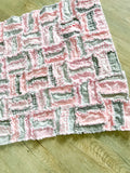 Jelly Roll Rail Fence Rag Quilt Pattern for Baby - A Vision to Remember