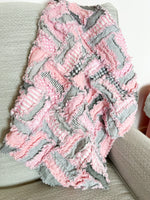 Jelly Roll Rail Fence Rag Quilt Pattern for Baby - A Vision to Remember