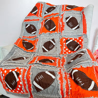 Baby Boy Sports Crib Bedding with Footballs - A Vision to Remember