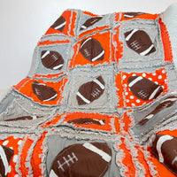 Baby Boy Sports Crib Bedding with Footballs - A Vision to Remember