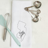 Embroidered State Kitchen Towel - A Vision to Remember