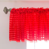 Red Country Ruffle Valance
