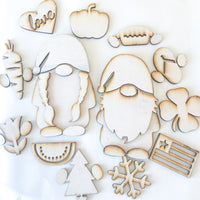 Gnome Craft Kit with Interchangeable Seasons