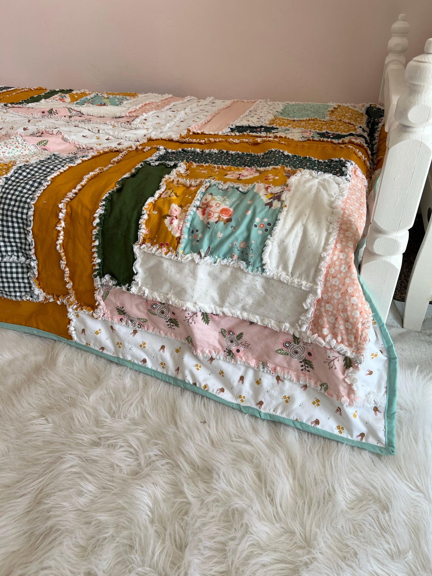 Log Cabin Rag Quilt Pattern - A Vision to Remember