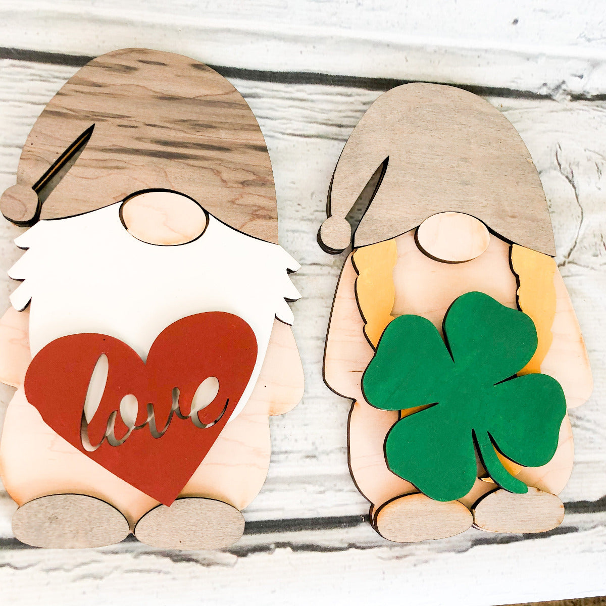 Gnome Craft Kit with Heart and 4 Leaf Clover