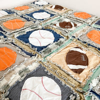 Sports Baby Rag Quilt Pattern - Instant Download - A Vision to Remember