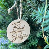 Beloved Daughter or Beloved Son Christmas Ornament Bulk - A Vision to Remember
