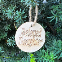 Beloved Daughter or Beloved Son Christmas Ornament Bulk - A Vision to Remember