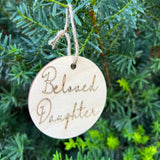 Beloved Daughter or Beloved Son Christmas Ornament Bulk - A Vision to Remember