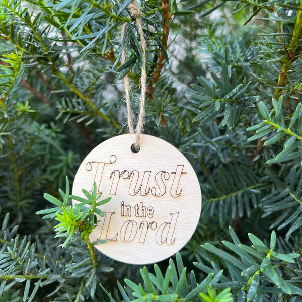 Trust in the Lord Christmas Ornament Bulk - A Vision to Remember