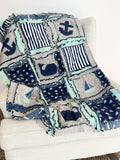 Nautical Baby Rag Quilt Pattern - A Vision to Remember