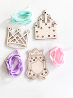 Wooden Lace Up Toys, Many Styles Available - A Vision to Remember