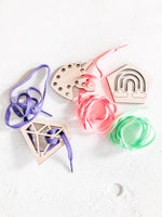 Wooden Lace Up Toys, Many Styles Available - A Vision to Remember