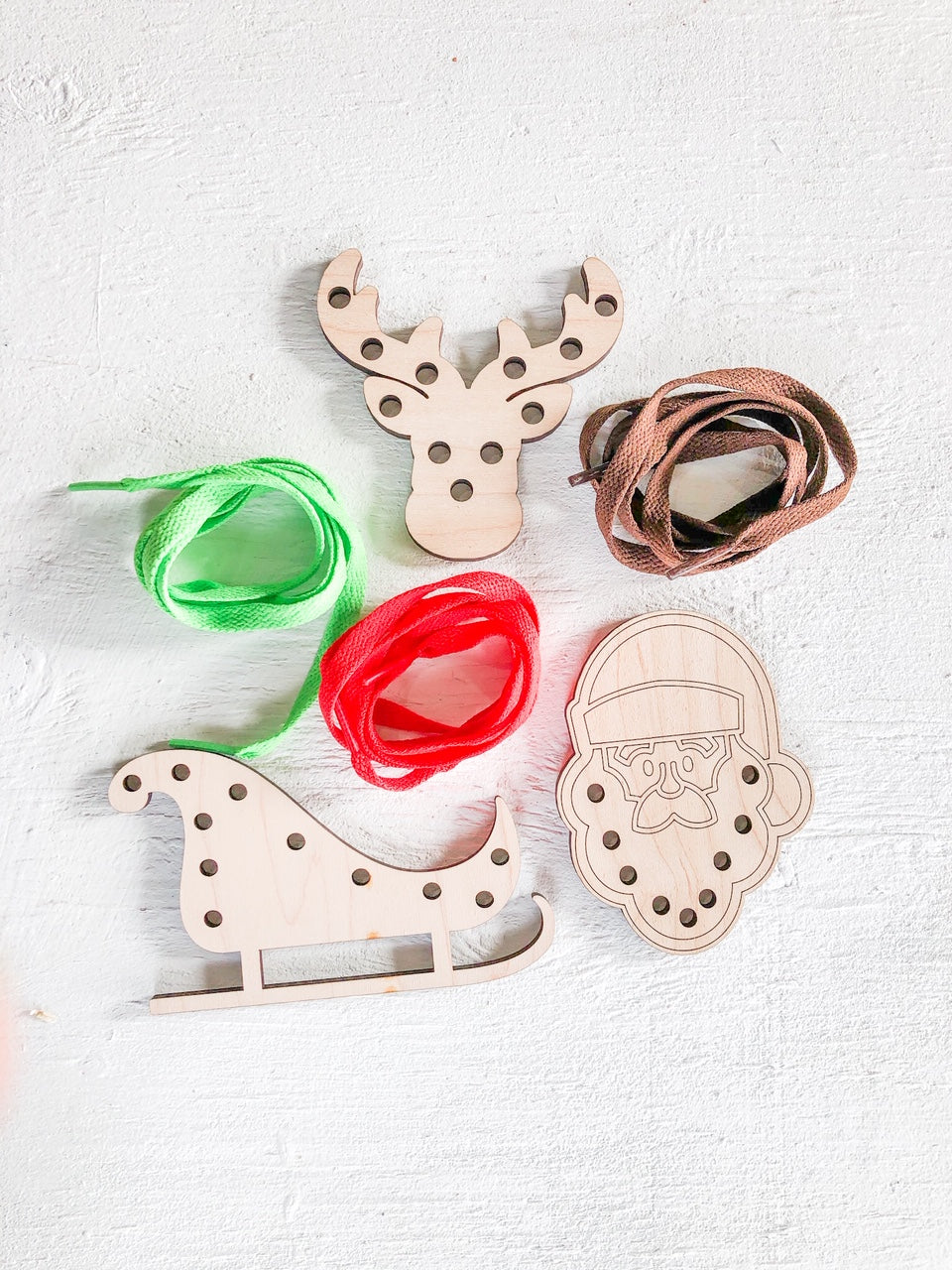 Wooden Lace Up Toys, Many Styles Available - A Vision to Remember