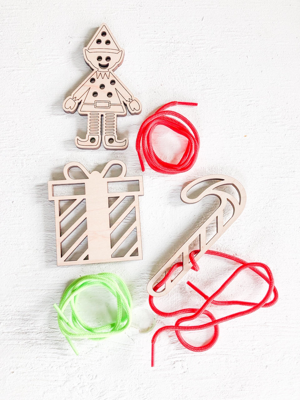 Wooden Lace Up Toys, Many Styles Available - A Vision to Remember