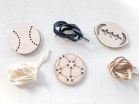Wooden Lace Up Toys, Many Styles Available - A Vision to Remember