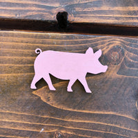 Farm Animal Door Hanger Unfinished Wood Sign - A Vision to Remember