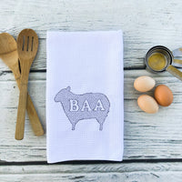 Sheep Farmhouse Animals Microfiber Kitchen Towel