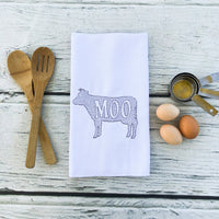 Cow Farmhouse Animals Microfiber Kitchen Towel