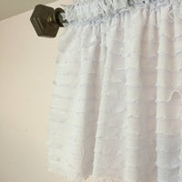 White Country Ruffle Valance