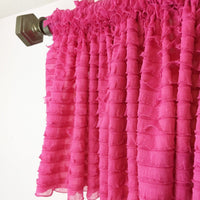Hot Pink Country Ruffle Valance