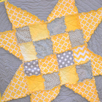 Star Baby Rag Quilt Pattern - A Vision to Remember