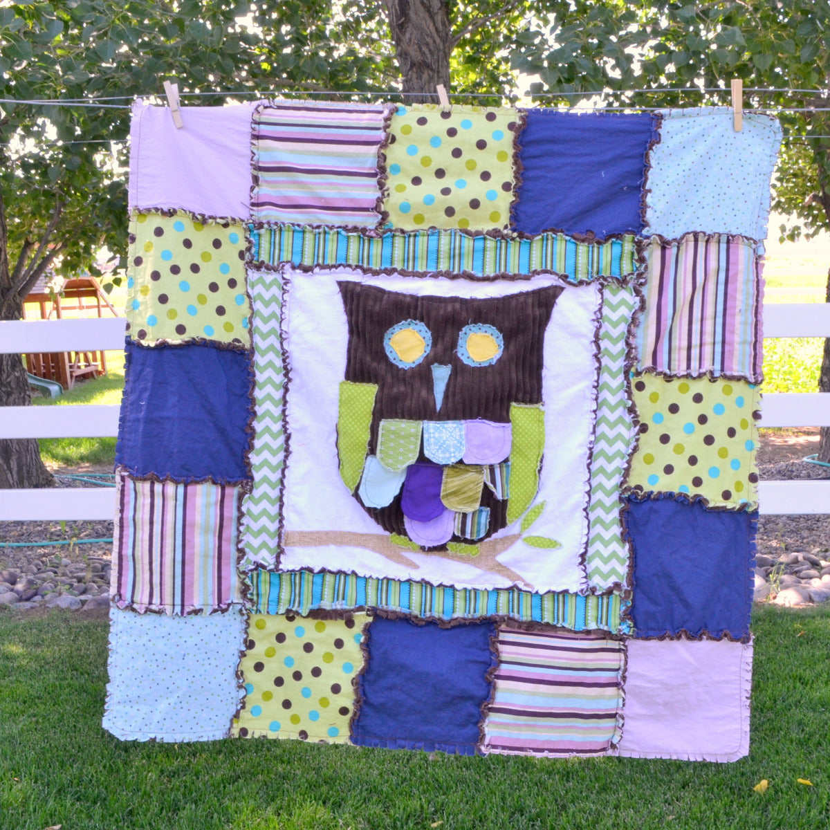 Owl Rag Quilt Pattern by A Vision to Remember - A Vision to Remember