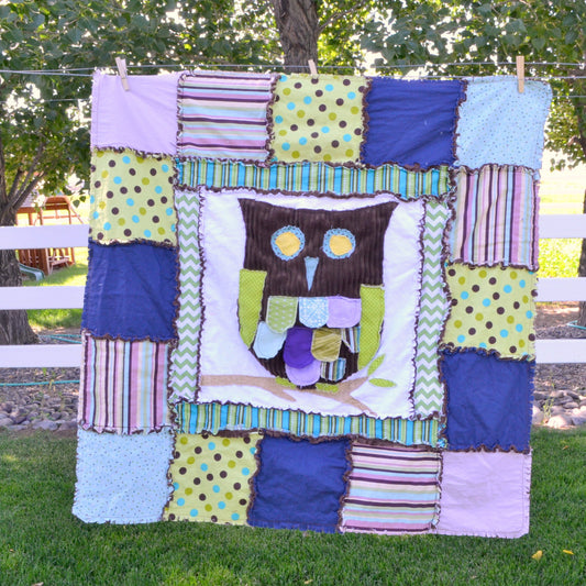 Owl Rag Quilt Pattern by A Vision to Remember - A Vision to Remember