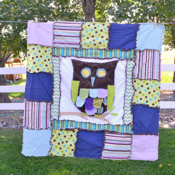 Owl Rag Quilt Pattern by A Vision to Remember - A Vision to Remember
