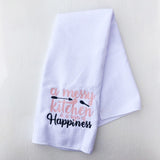 Embroidered Funny Kitchen Towel - A Vision to Remember