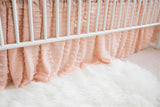 Ruffle Crib Skirt Baby Girl Bedding Nursery Decor - Many Colors Available - A Vision to Remember