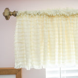 Cream Country Ruffle Valance