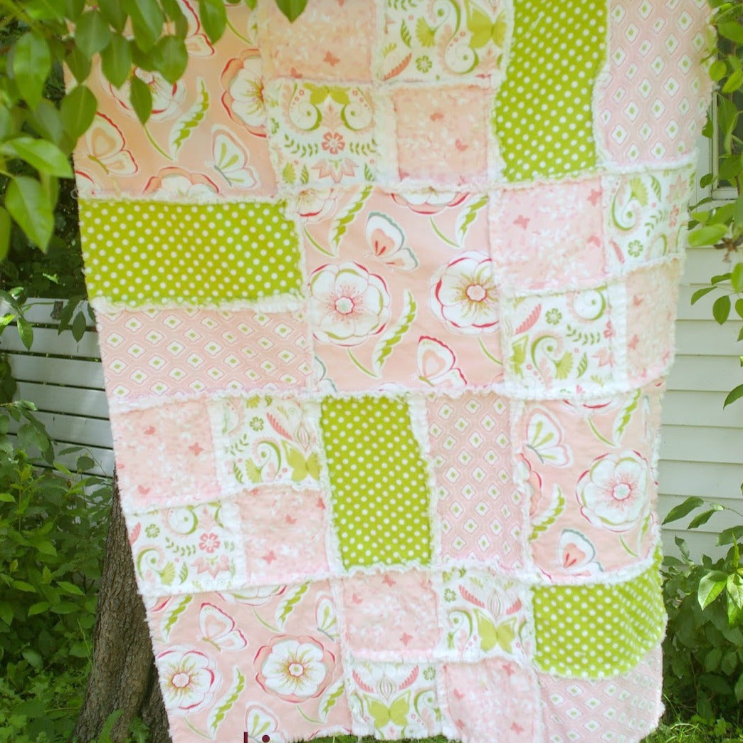 Ashlyn Rag Quilt Pattern for Baby, Kids, and Adults - A Vision to Remember