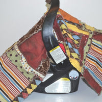 Easy Peasy Rag Quilt Car Seat Cover and Baby Blanket Pattern - A Vision to Remember