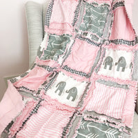 Pink Elephant Baby Bedding - A Vision to Remember