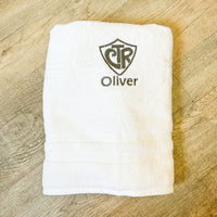 LDS Baptism Towel with Name - A Vision to Remember
