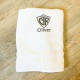 LDS Baptism Towel with Name - A Vision to Remember