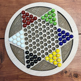 Engraved Chinese Checkers - A Vision to Remember