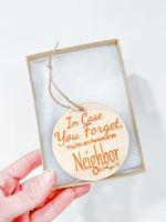 Neighbor Ornament Christmas Gifts in Bulk - A Vision to Remember