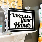 Bathroom Sign Craft Kit - A Vision to Remember