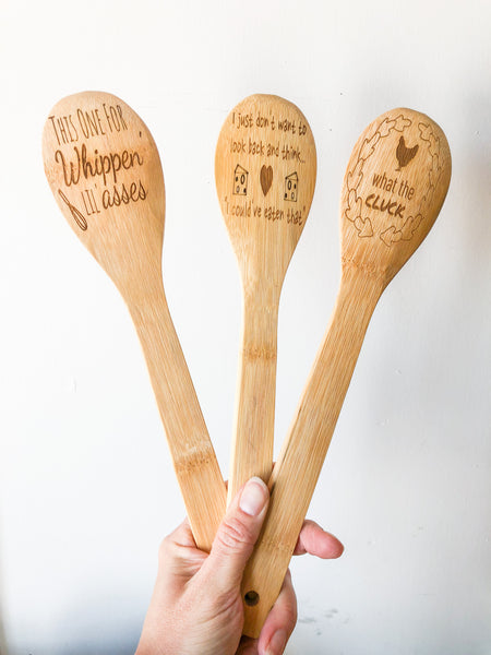 Personalized Funny Wooden Spoon Setcustom Kitchen 