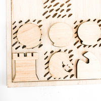Engraved Checkers and Chess Game Board - A Vision to Remember