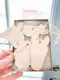 Wooden Farm Christmas Ornament - Cow, Pig, Horse, Sheep, Chicken - A Vision to Remember