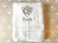 LDS Baptism Towel with Name - A Vision to Remember