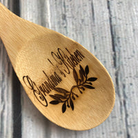 Personalized Wooden Spoon - A Vision to Remember